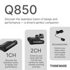 Thinkware Q850 2K QHD Single Lens Dash Cam | Fusion of Design & Performance