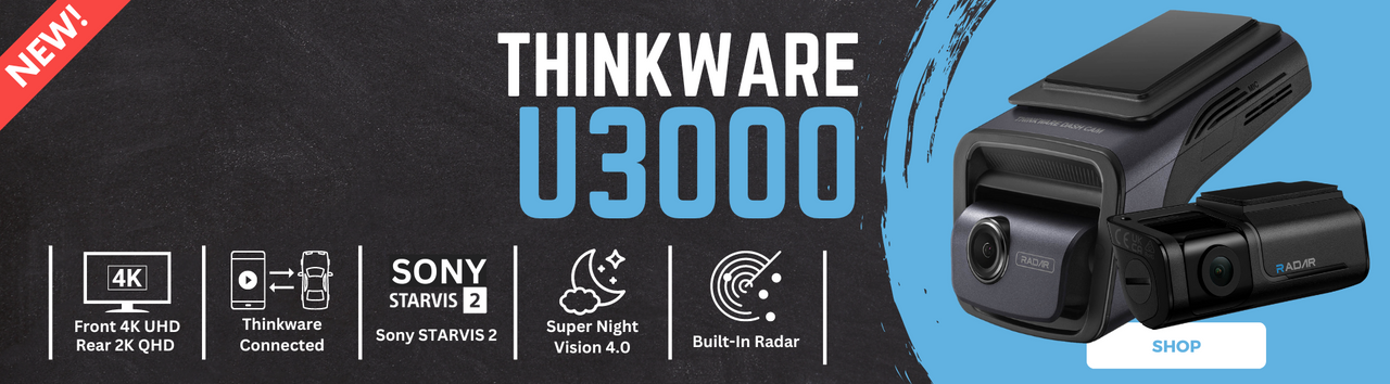 New Thinkware U3000 Dash Cam for Sale