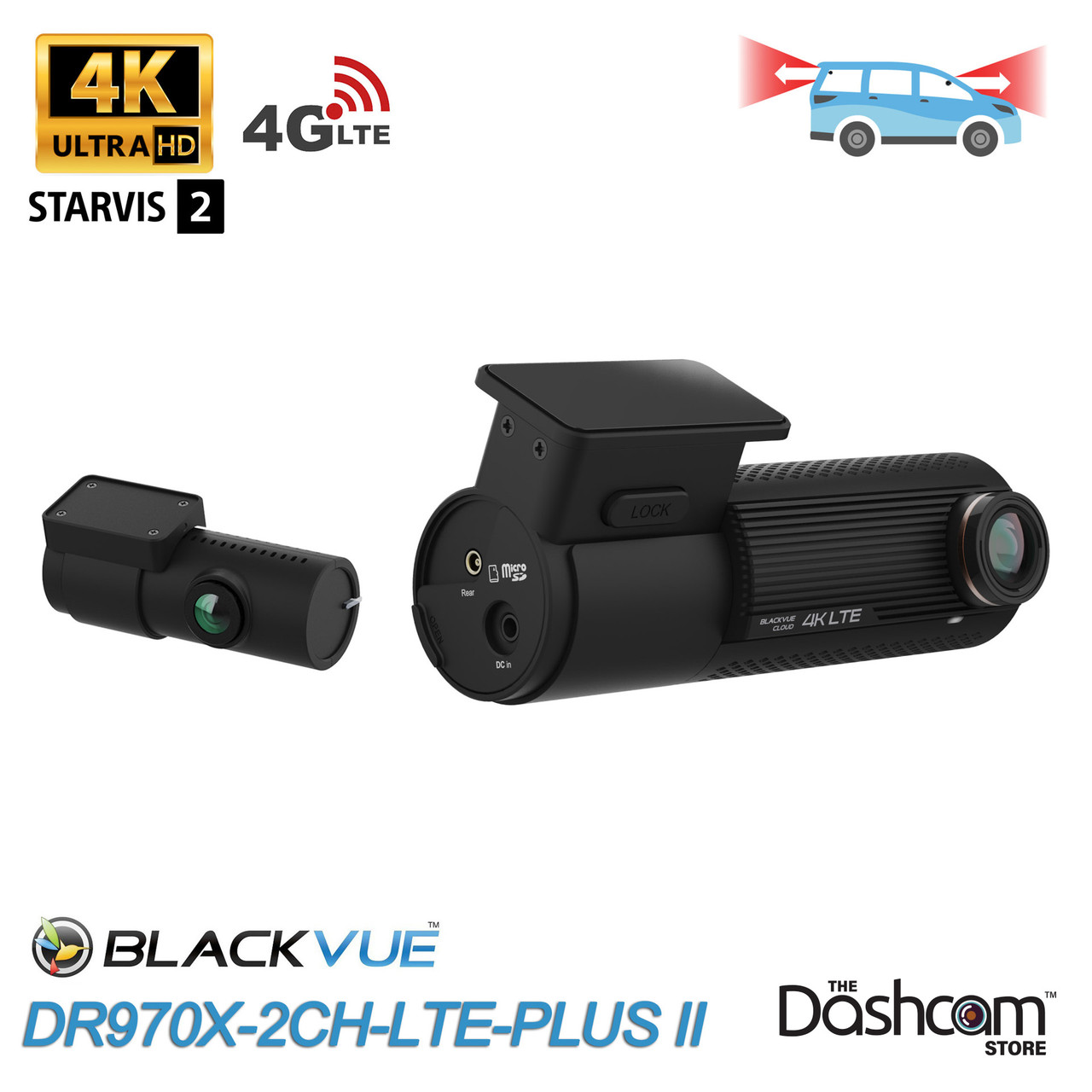 Shop BlackVue DR970X-2CH-LTE-PLUS II Dash Cam | The Dashcam Store