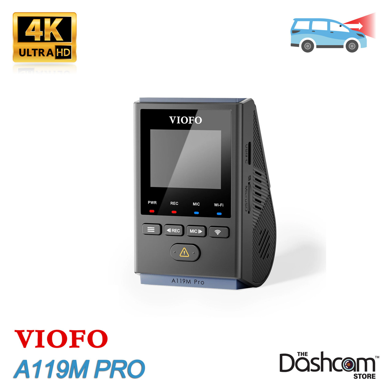 Shop VIOFO A119M PRO | Tiny 4K Dash Cam with Voice Control