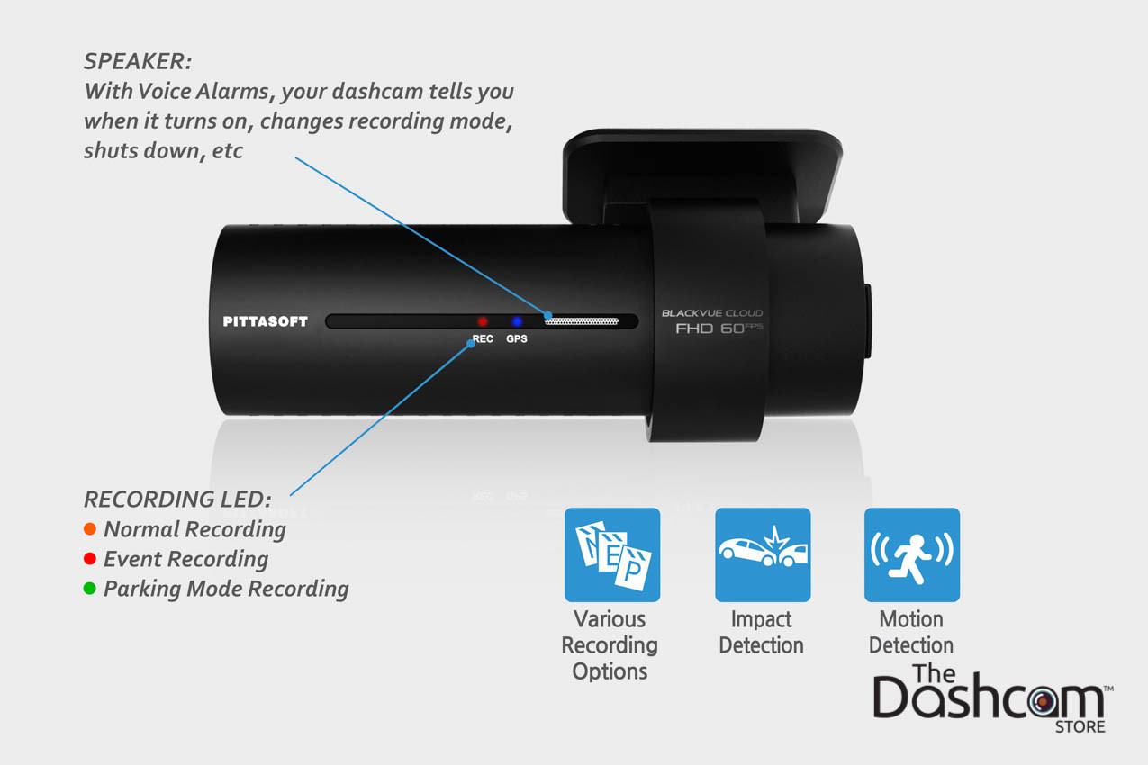 BlackVue DR750S-2CH Dual HD GPS WiFi Dash Cam Front & Rear