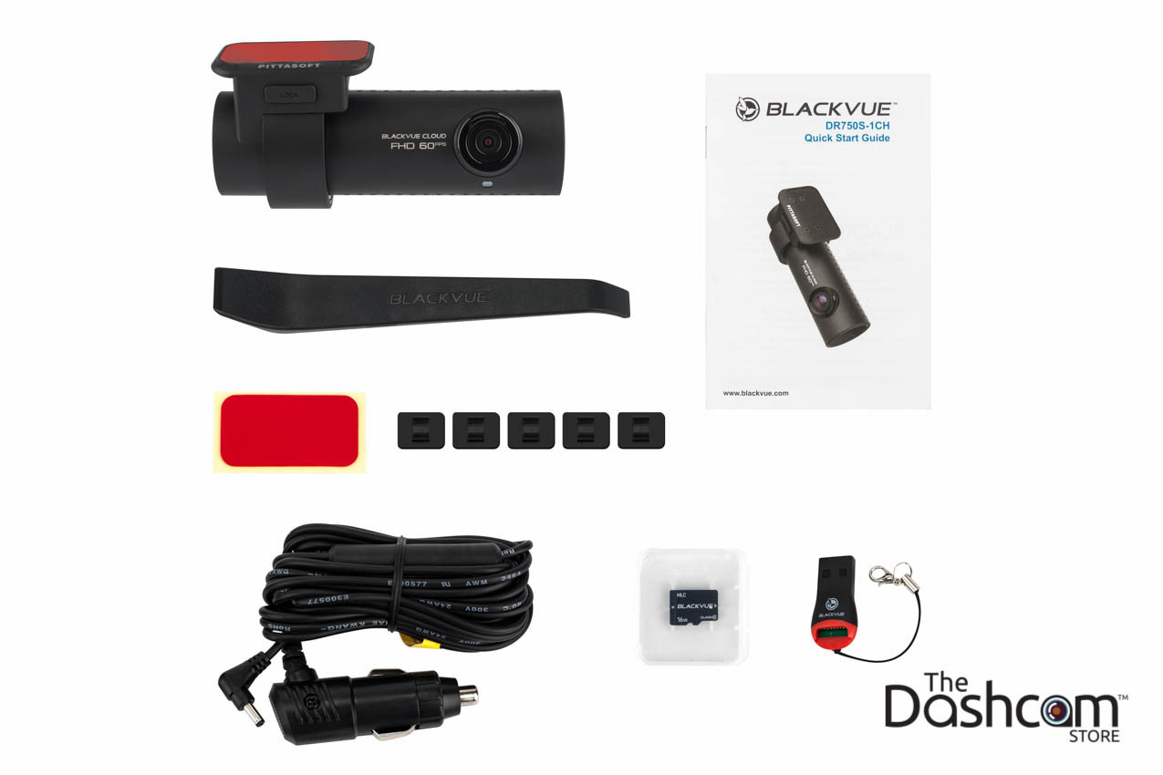 BlackVue DR750S-1CH Single Lens 1080p 60FPS GPS WiFi Dashcam