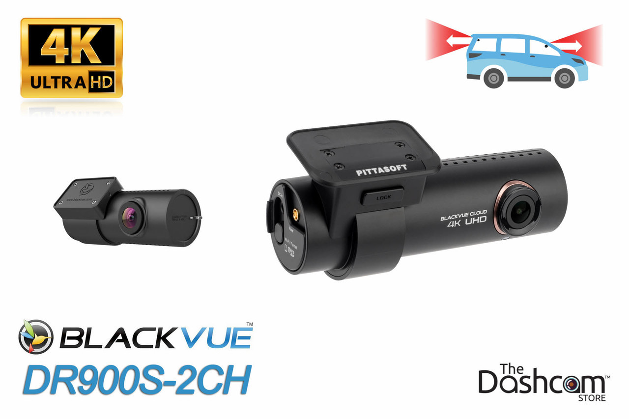 BlackVue DR900S-2CH Dual Lens 4K GPS WiFi Dashcam