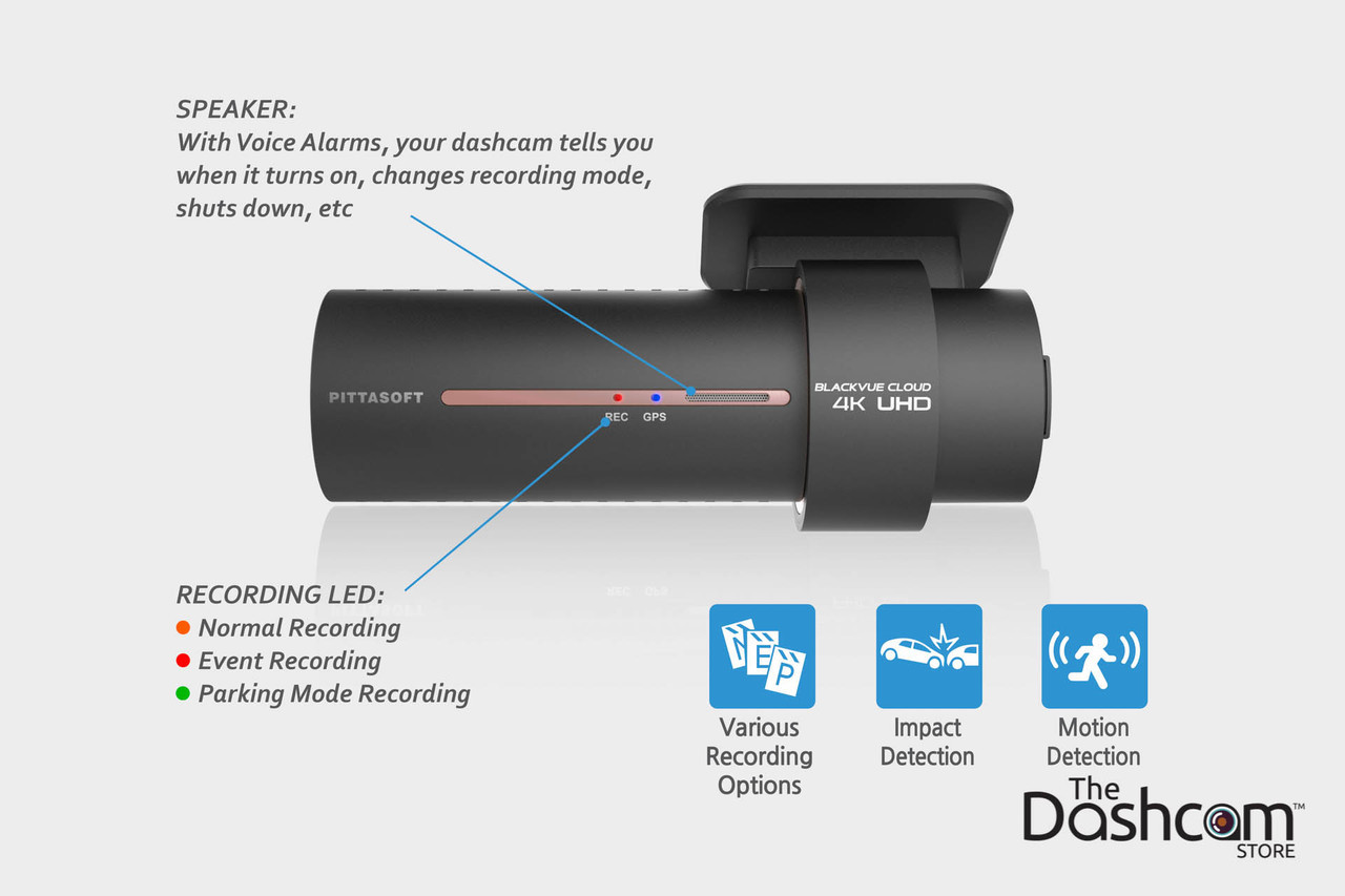 BlackVue DR900S-2CH Dual Lens 4K GPS WiFi Dashcam