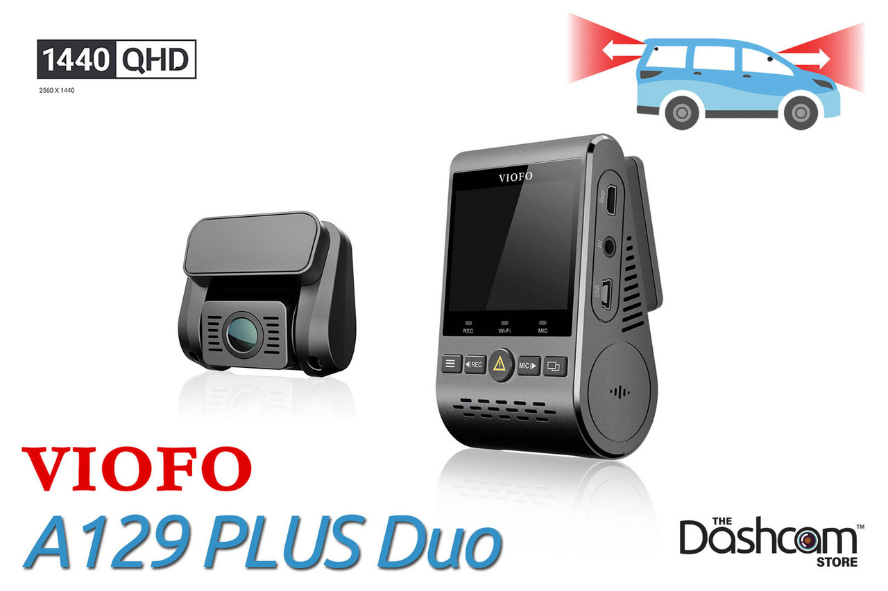 VIOFO A129 Duo ドライブレコーダー駐車監視バッテリーUPS500付 Shop Viofo A129 Plus Duo 2K Front + 1080p Rear Lens Dash Cam