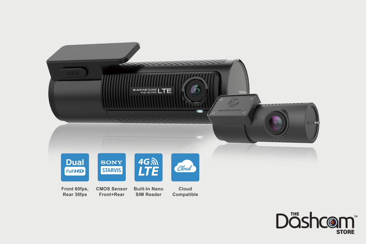 BlackVue DR750-2CH-LTE Dual Lens 4G-LTE Front+Rear Dash Cam