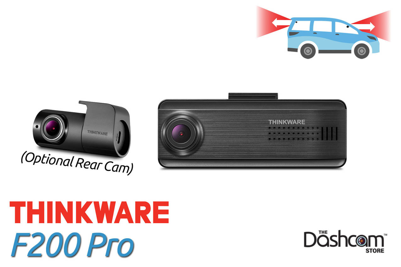 【アメリカ購入】THINKWARE F200 PRO ドライブレコーダー Thinkware F200 Pro Full HD Single Lens Dashcam w/ WiFi