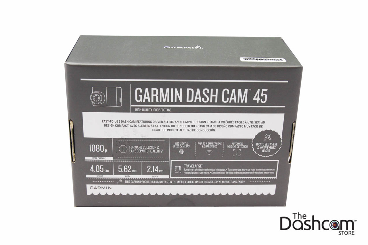 Garmin Dash Cam 45 - Dashboard camera - 1080p - 2.1 MP - Wi-Fi - G-Sensor