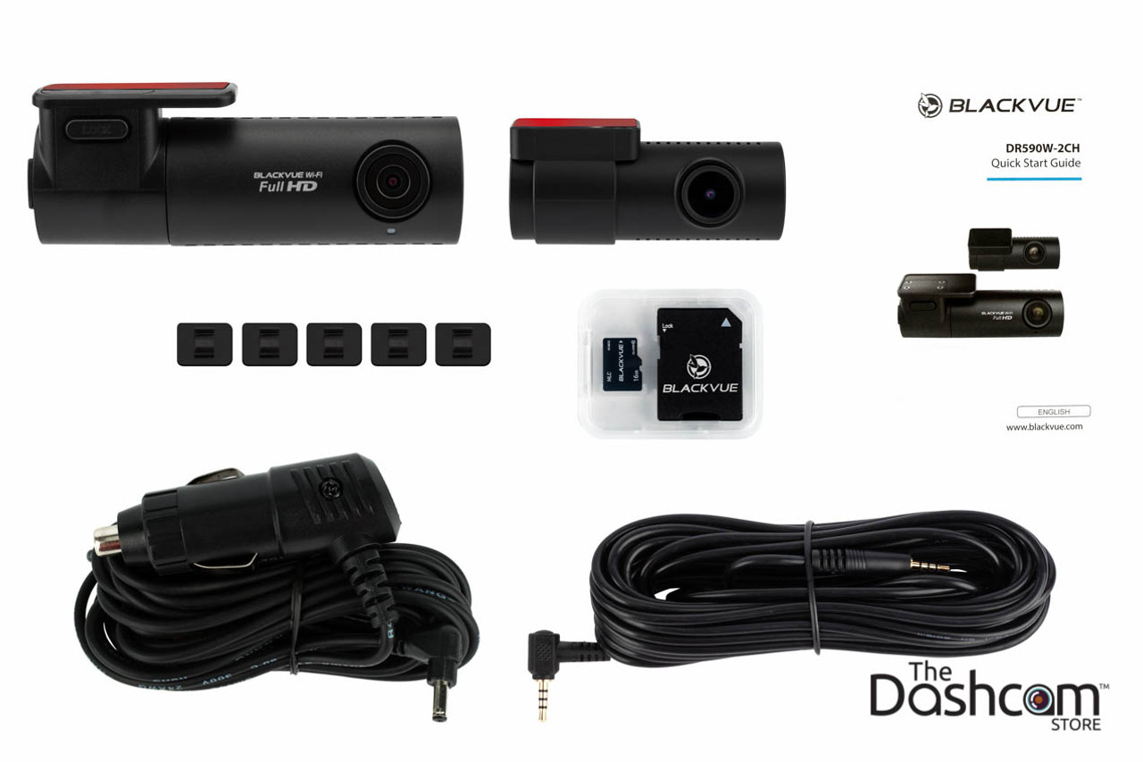 BlackVue DR590W-2CH Dual Lens 1080p GPS-Ready Dashcam w/ WiFi