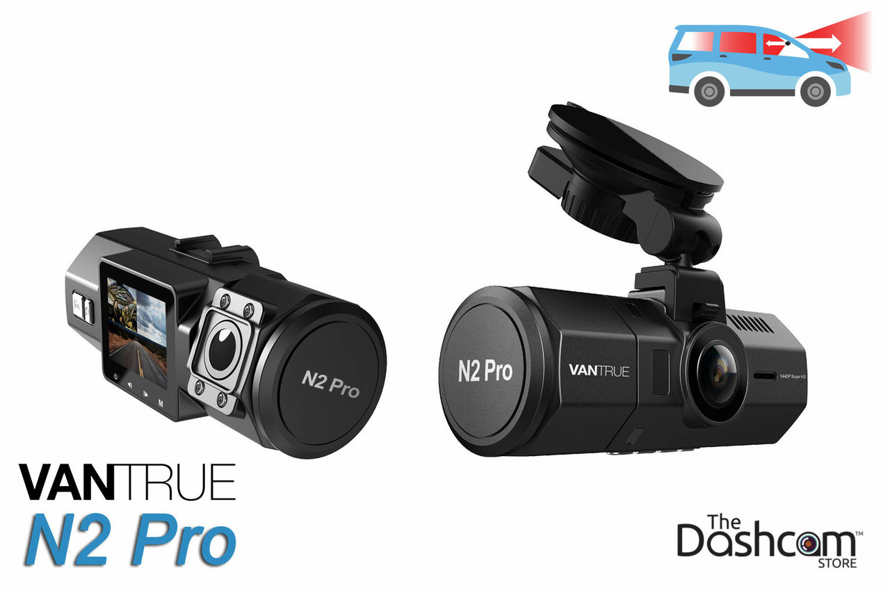 Vantrue N2 Pro Dual Lens Dual 1080p Dash Cam for Front and Inside