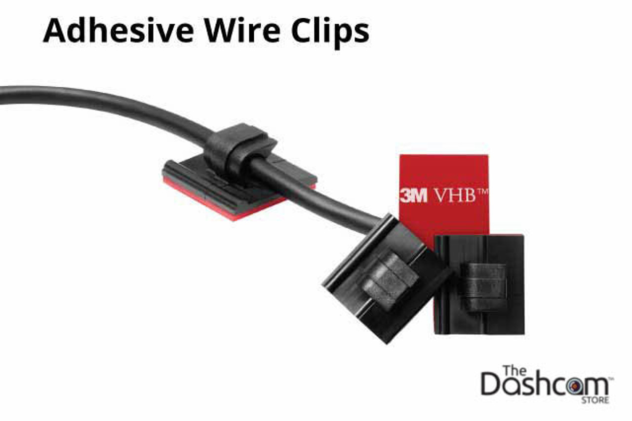 adhesive wire clips