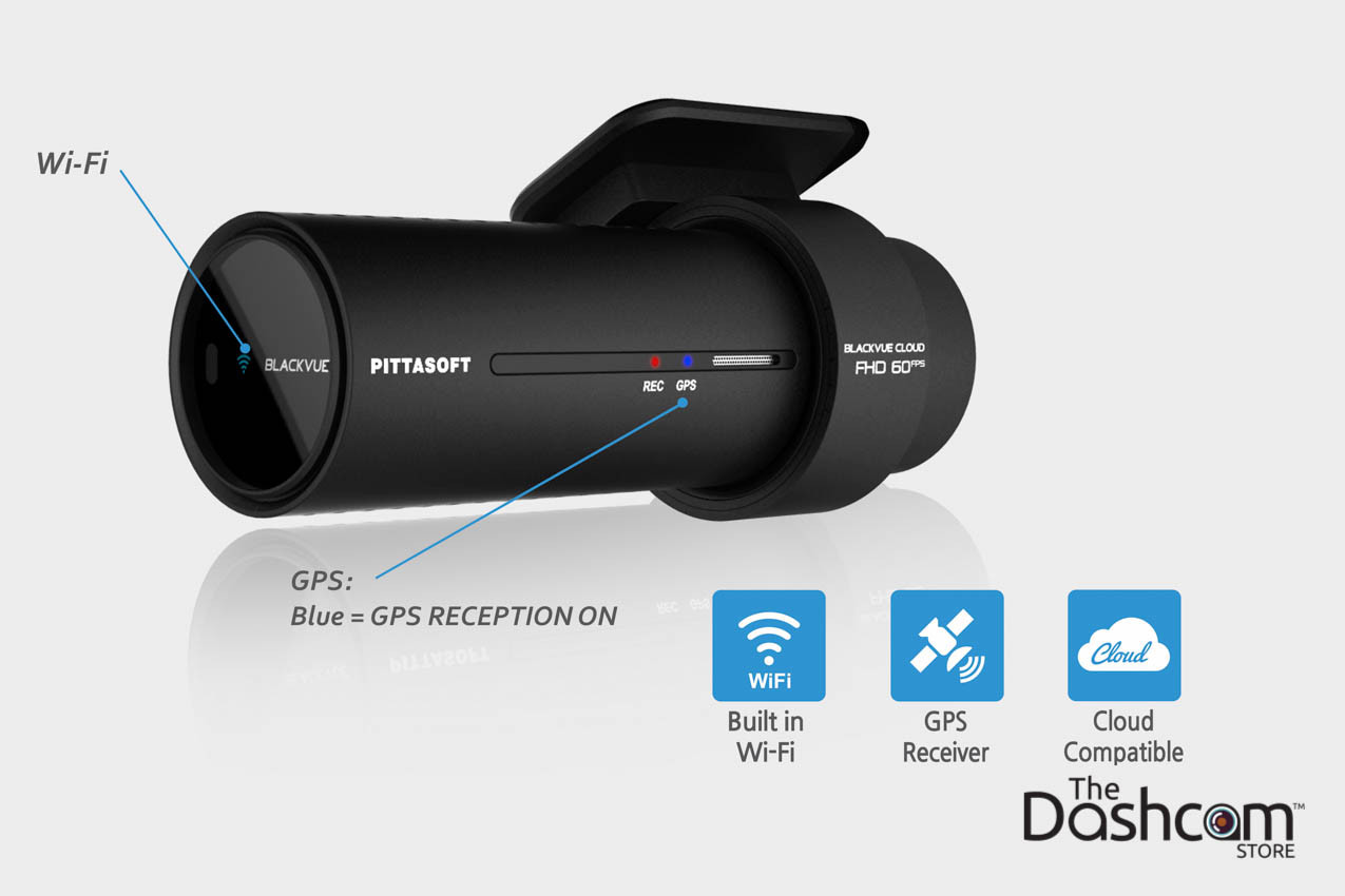 BlackVue DR750S-2CH-IR Dash Cam w/Infrared Interior Lens