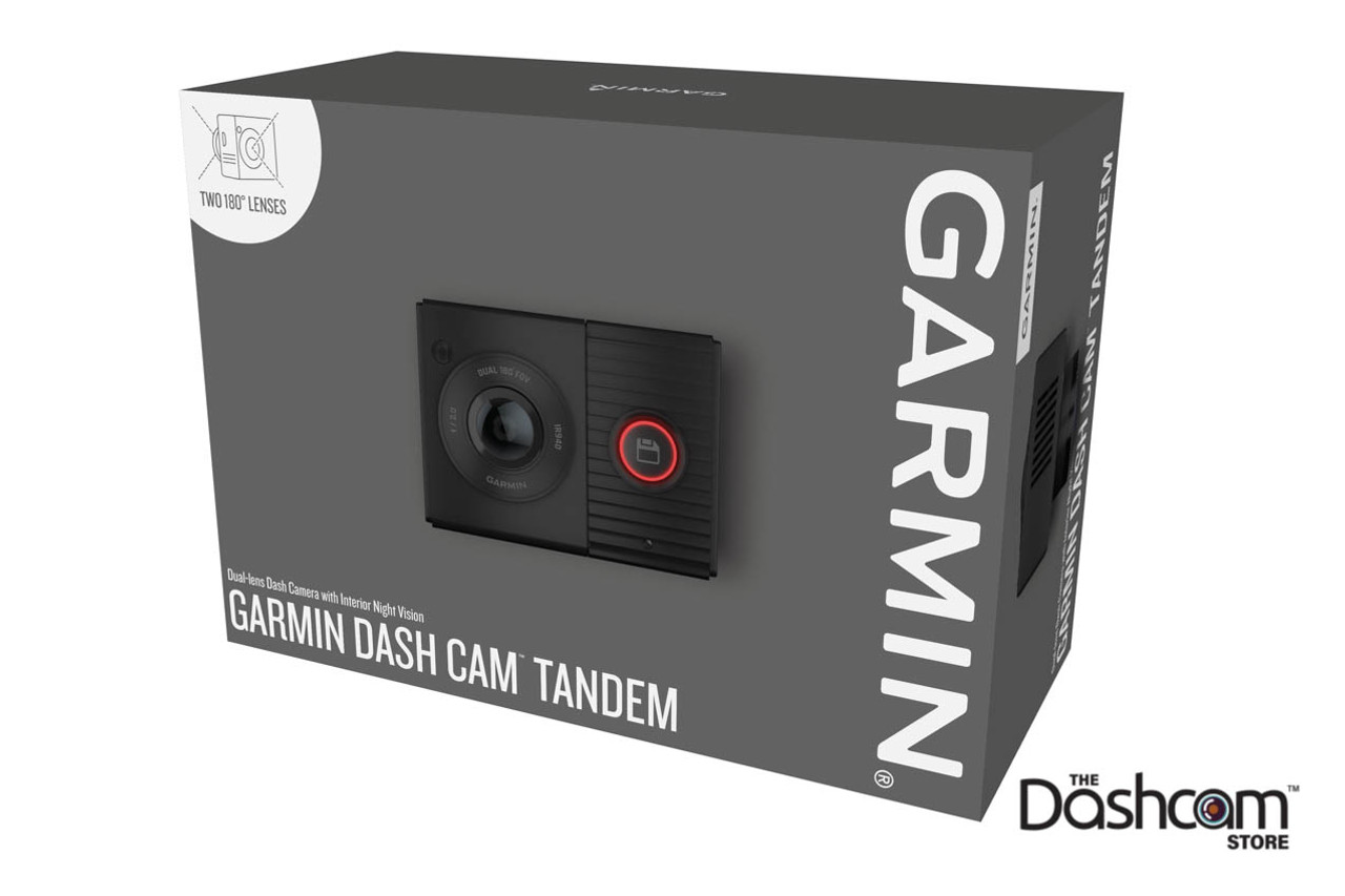 Garmin Tandem Front and Rear Camera Dash Cam - Black