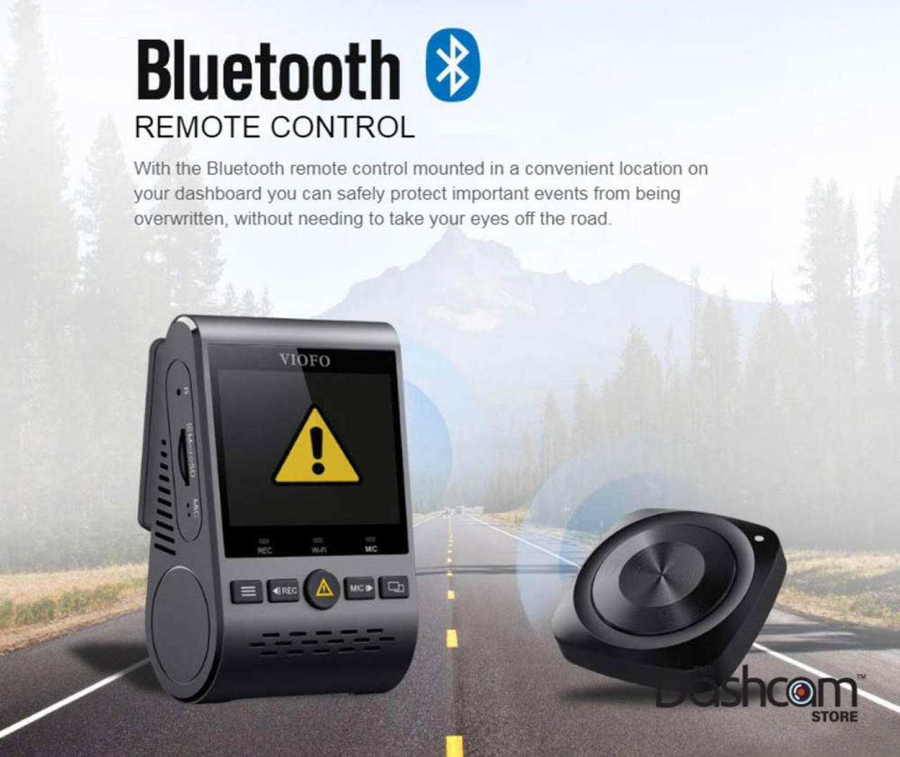 VIOFO Bluetooth Remote Control For All A129/A139/A139 PRO/T130/A119  MINI/A229 Series DashCam