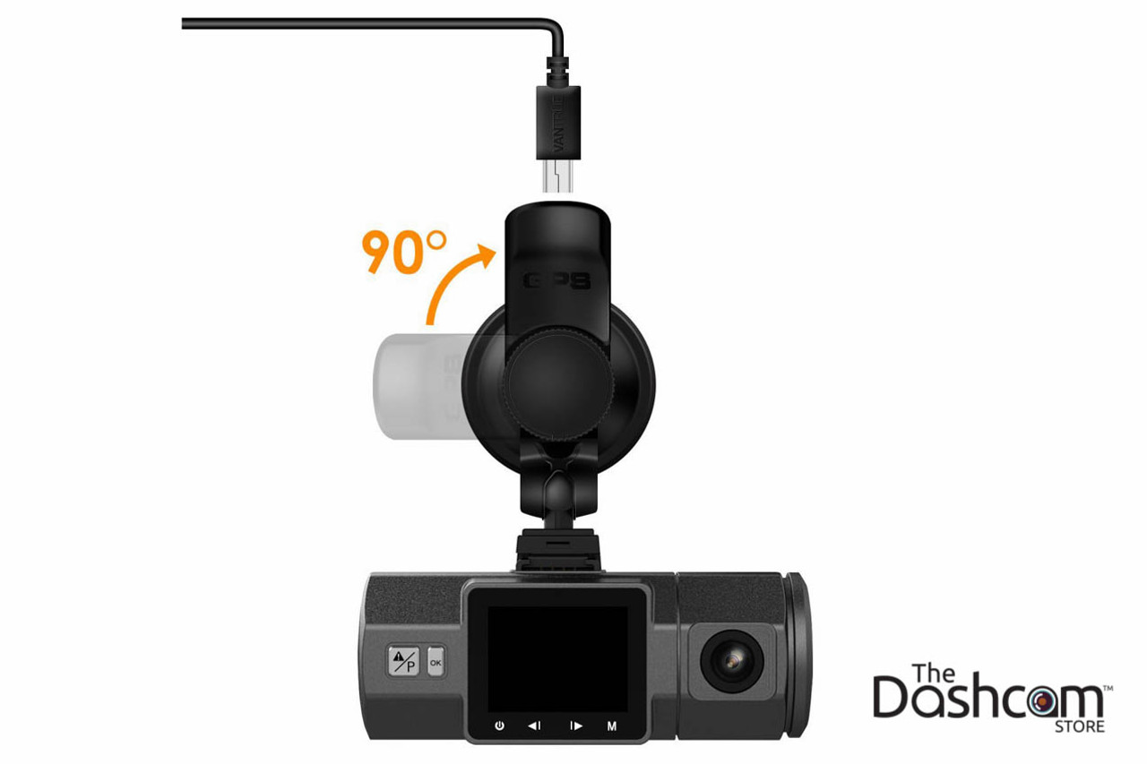 GPS Antenna Suction Cup Mount for Vantrue N4 3CH Dash Cam