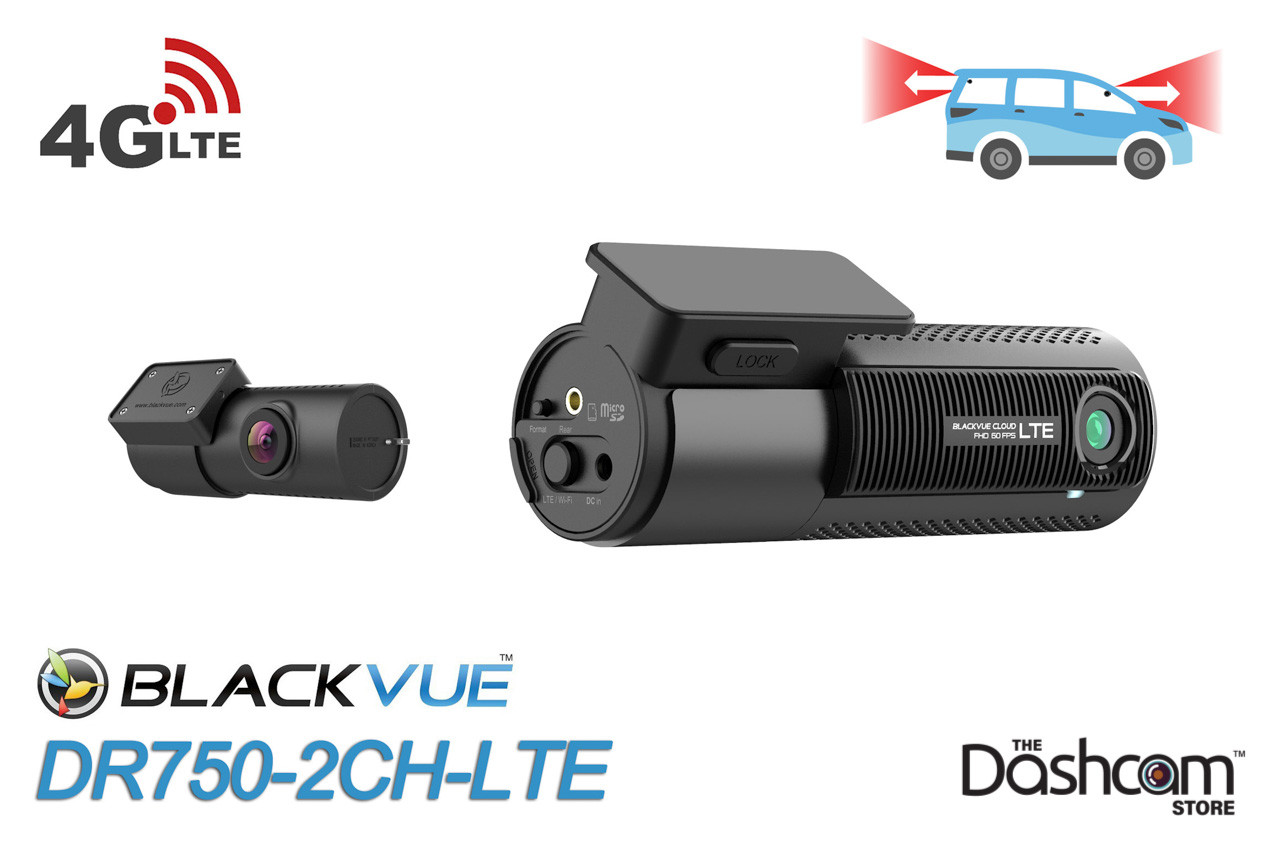 BlackVue DR750-2CH-LTE Dual Lens 4G-LTE Front+Rear Dash Cam