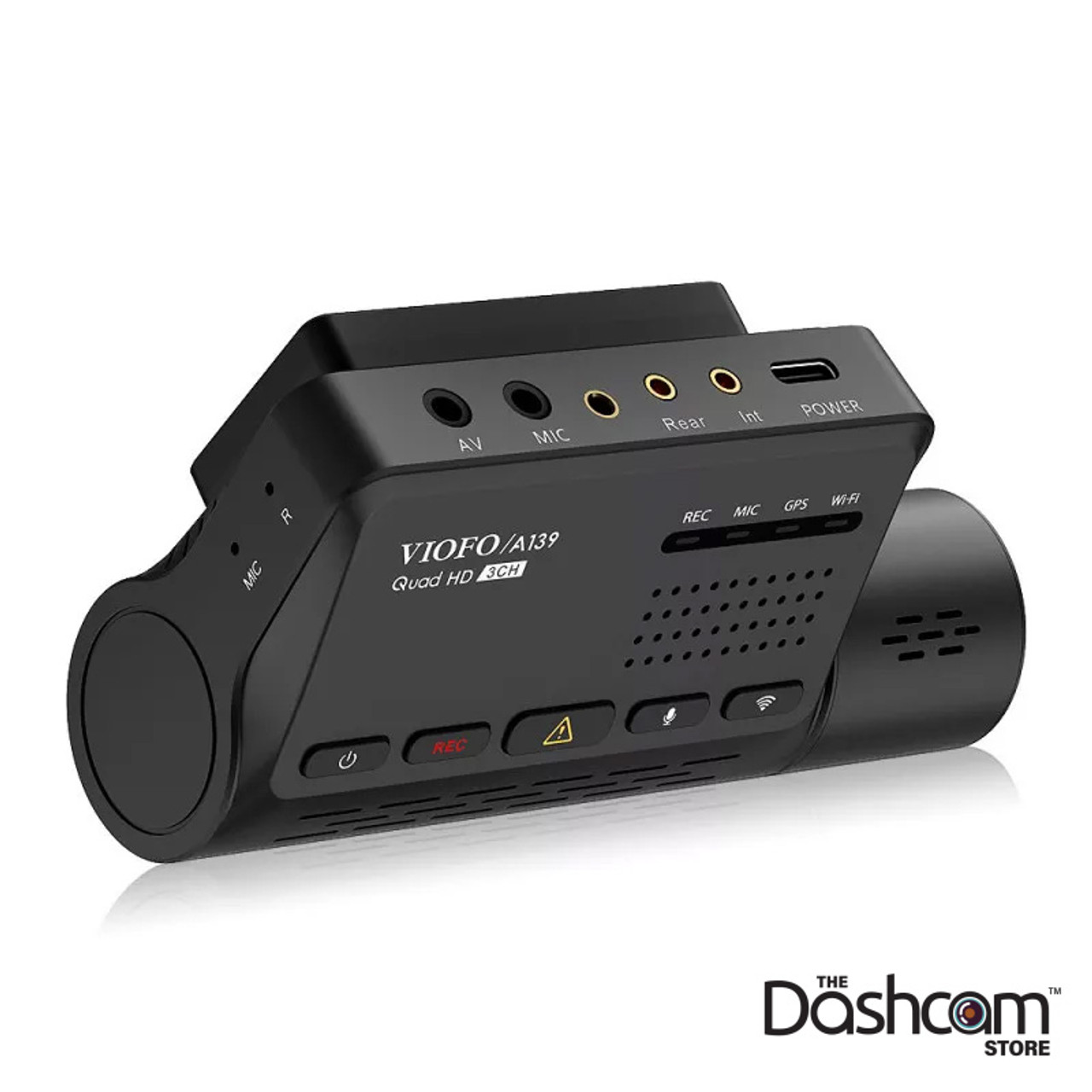 A139 3CH 3 Channel Dash Cam Front 2K 1440P + Interior 1080P + Rear 1080P  5GHz Wi-Fi GPS Dash Camera