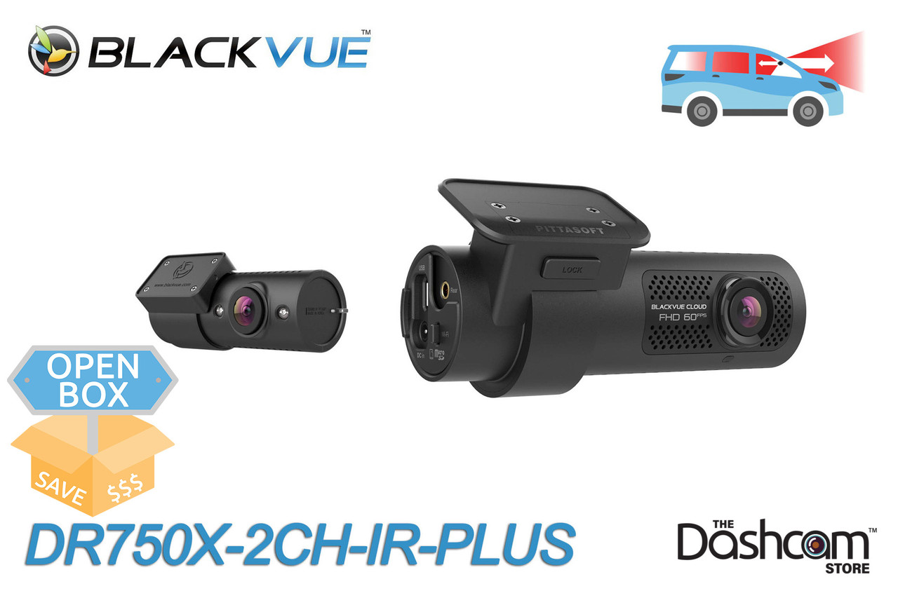 OPEN BOX] BlackVue DR750X-2CH-IR-PLUS Front+Inside Uber Dash Cam