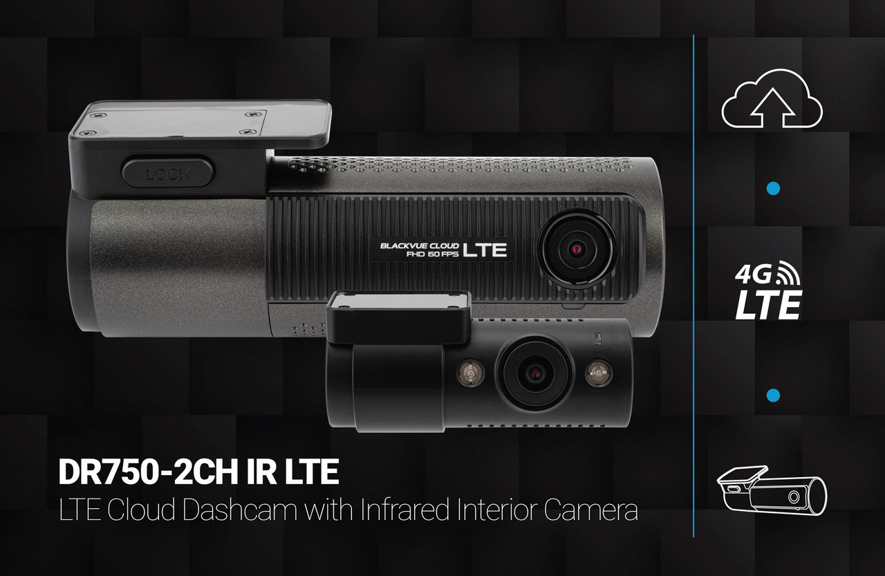 OPEN BOX ] BlackVue DR750-2CH-IR-LTE Dual Lens 4G-LTE Dash Cam