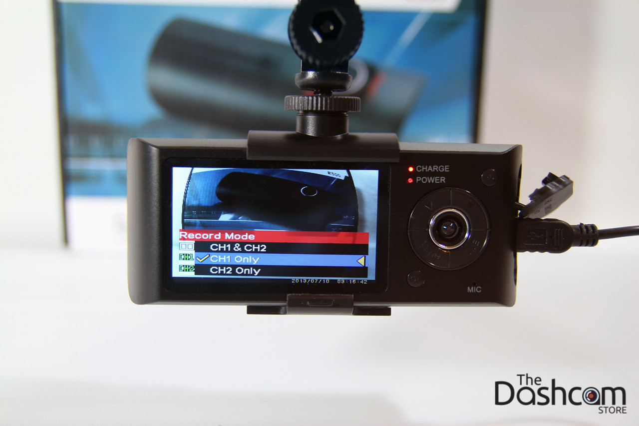 R300 Dual Lens Car Dash Cam 2.7 TFT LCD HD Car Camera RecordGPS MAP UK Supplier 