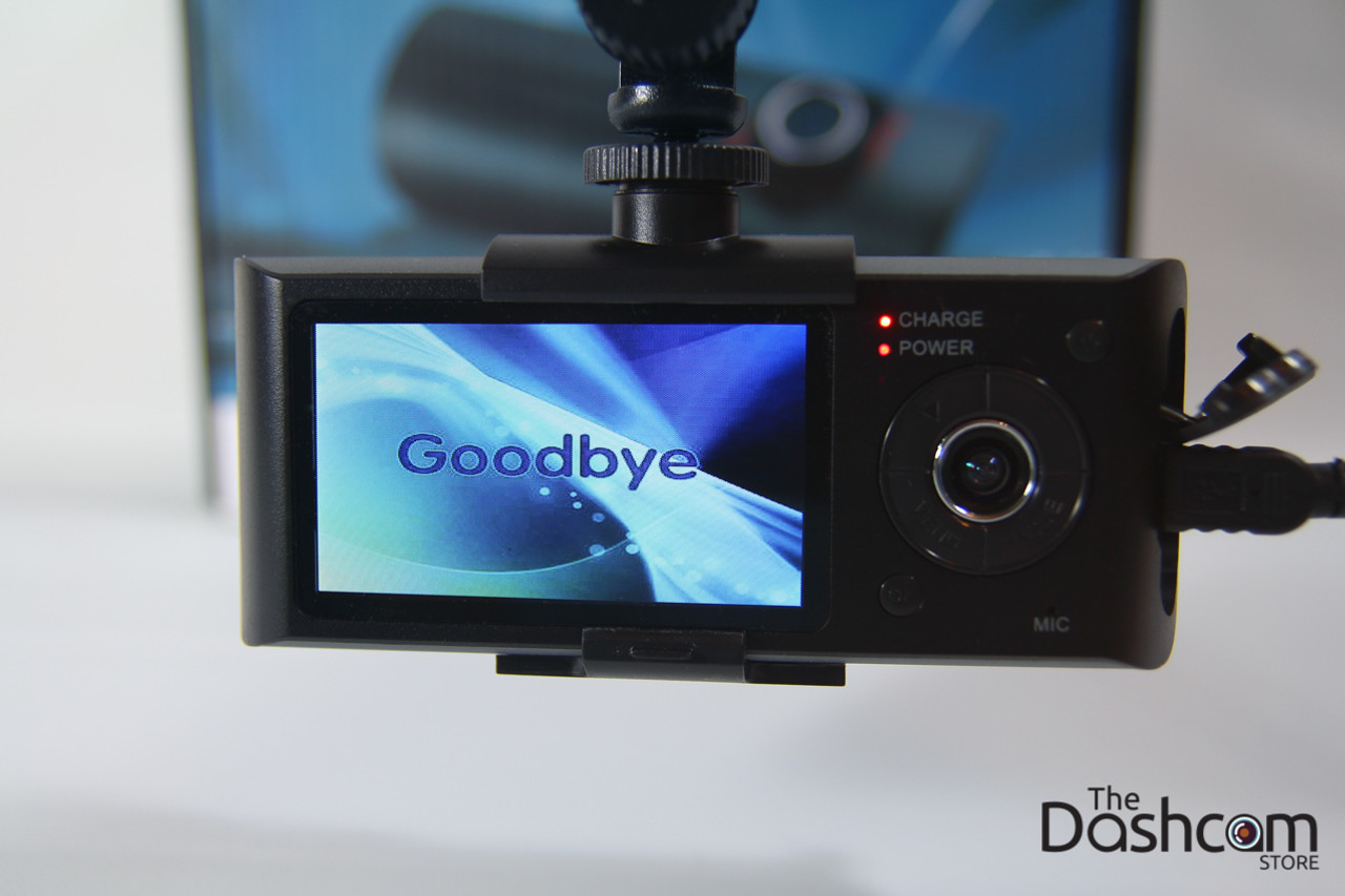 Dual Lens Dash Cam In-Car Camera With GPS & G-Sensor