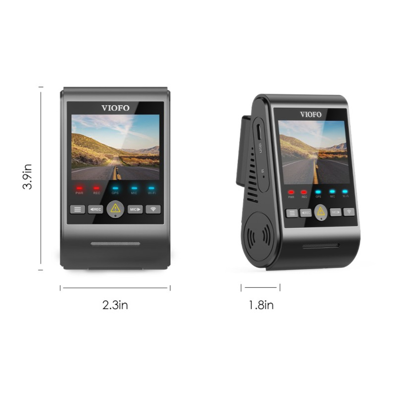 VIOFO A229 Duo 2K QHD 2-Channel Dash Cam with GPS — BlackboxMyCar