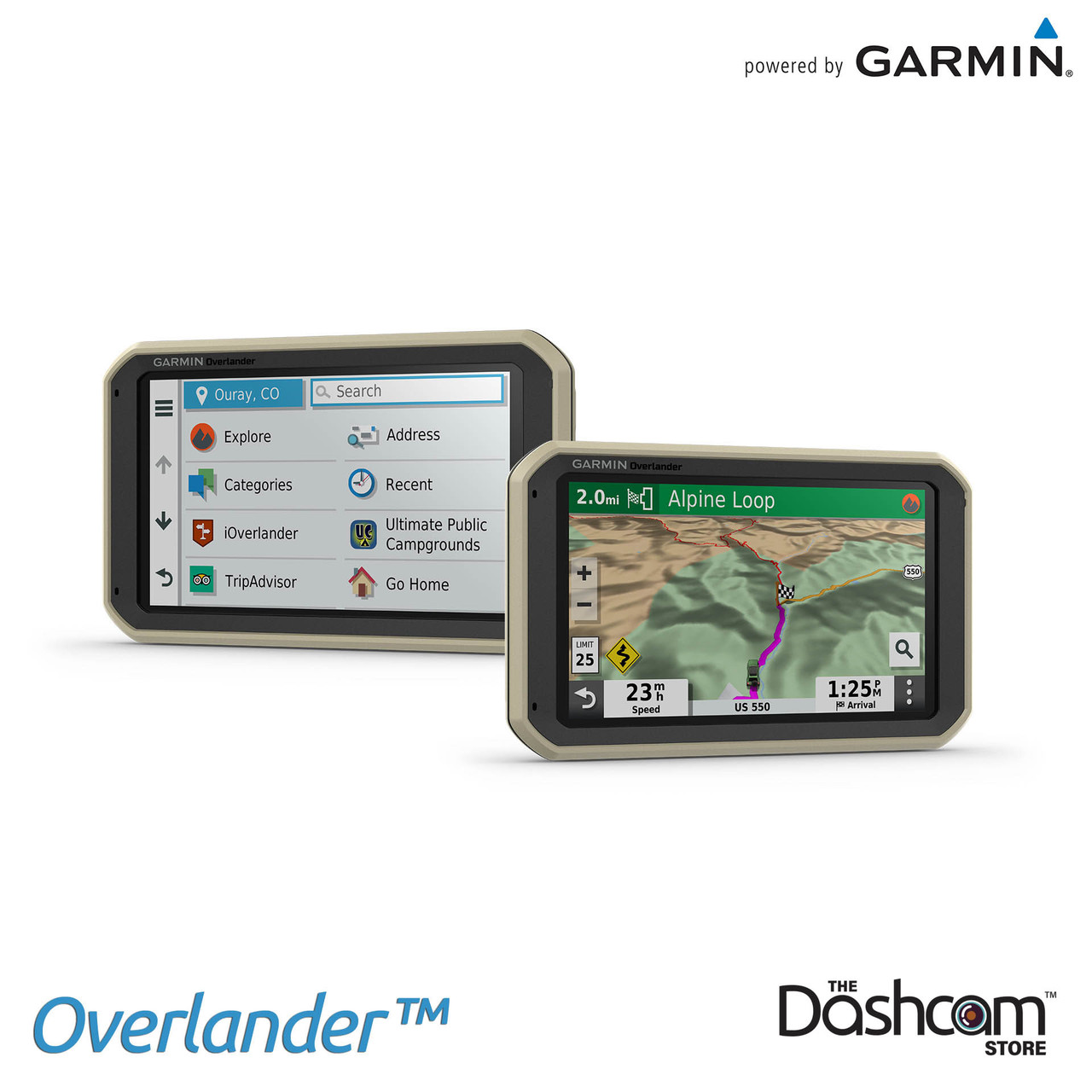 Shop Garmin Overlander GPS Off Road Nav | The Dashcam Store