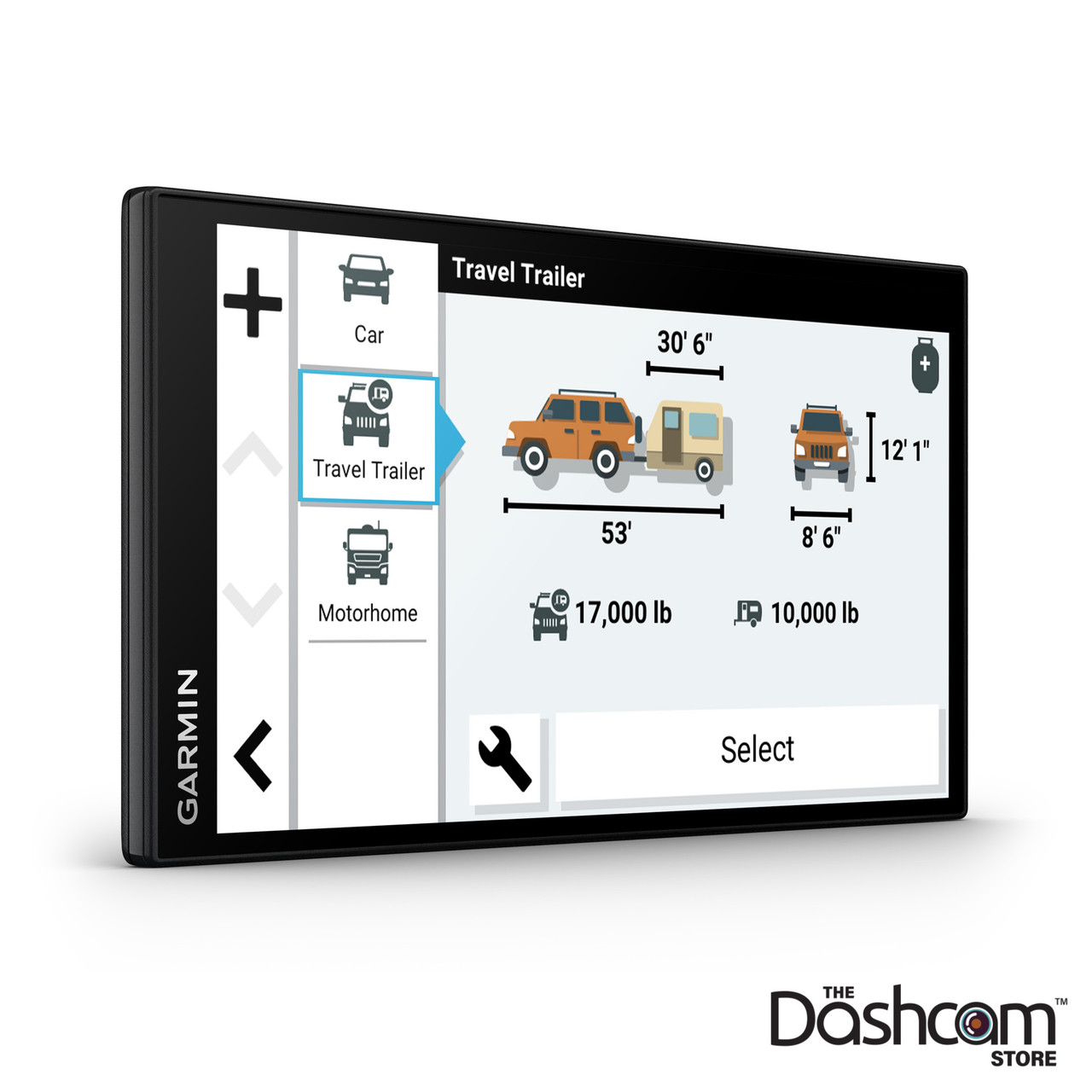 Navitech Red Hard GPS Carry Case For The Garmin DriveSmart 55 MT-S 5.5