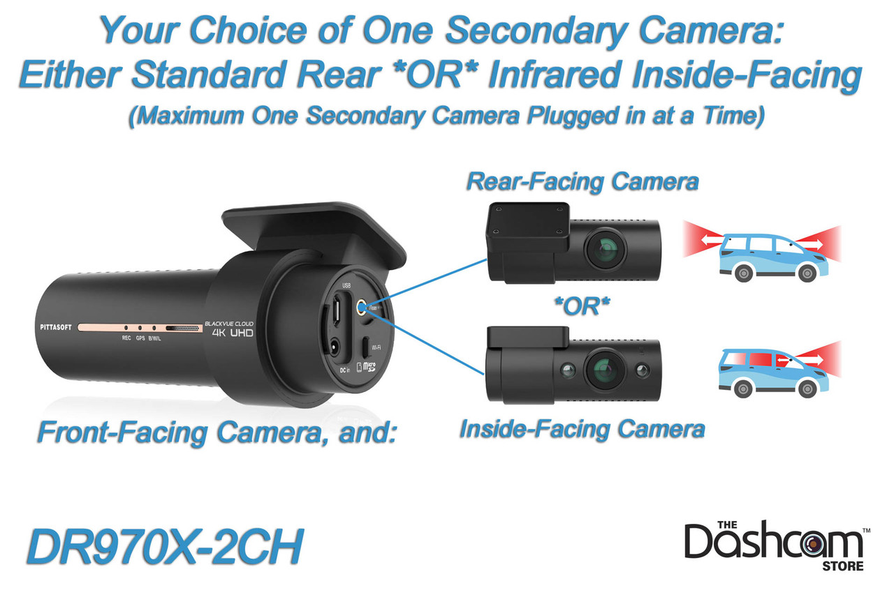 BlackVue DR970X-2CH LTE Dual Lens 4K Dash Cam With SIM Card