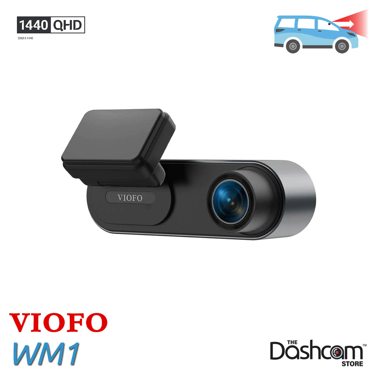 Shop VIOFO WM1 Miniature 2K Simple Dashcam With Wi-Fi & GPS