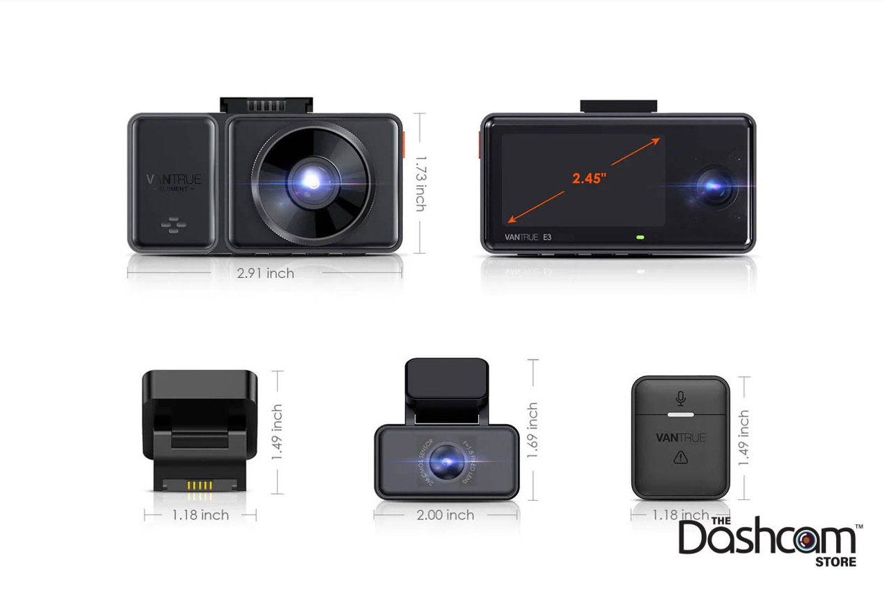 Vantrue Element 3 Triple WiFi Dash Cam