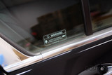 Transparent Warning Sticker | Audio and Video Recording May Be In Progress In This Vehicle | Inside-mounted version (mounts inside glass surface) View from the Left Close Up Transparent Warning Sticker | Audio and Video Recording May Be In Progress In This Vehicle | Inside-mounted version (mounts inside glass surface) View from the Left Close Up