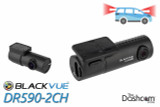BlackVue DR590-2CH Dual-Lens Dual 1080p HD Dash Cam | For Front and Rear Audio and Video Recording BlackVue DR590-2CH Dual-Lens Dual 1080p HD Dash Cam | For Front and Rear Audio and Video Recording