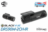 BlackVue DR590W-2CH-IR 1080p Dual-Lens Dashcam for Front and Night-vision Inside Audio and Video Recording with WiFi BlackVue DR590W-2CH-IR 1080p Dual-Lens Dashcam for Front and Night-vision Inside Audio and Video Recording with WiFi