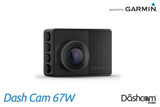 Garmin Dash Cam 67W | 1440p Single Lens Dashcam with 180° Field of View | For Sale at The Dashcam Store