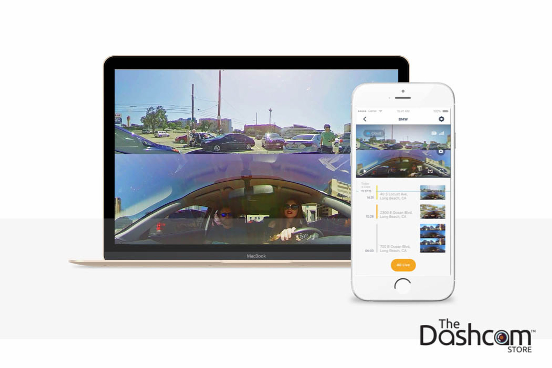 Waylens Secure360 Dash Cam 360° 4G InCar Security Camera