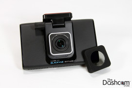 Polarizing Filter for BlackVue DR750LW-2CH dashcam front lens | Lens Leaning on Camera