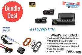 Front Z3+(Commercial) and Rear C1 Three Channels Dash Cams