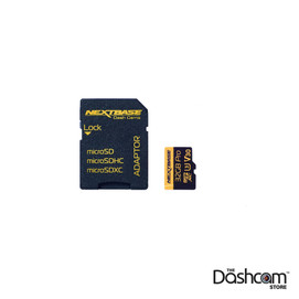 Nextbase U3 Micro SD Memory Cards | 34GB Card With MicroSD to SD Adapter