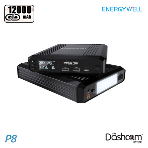 Shop Energywell P8 12,000mAh Battery Pack |The Dashcam Store