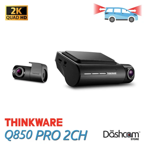 Thinkware Q850 2CH PRO QHD Front + Rear Dash Cam | Available Now at The Dashcam Store