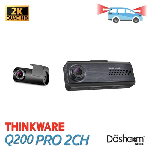 Thinkware Q200 PRO 2K QHD Front + Rear Dashcam | For Sale Now At The Dashcam Store