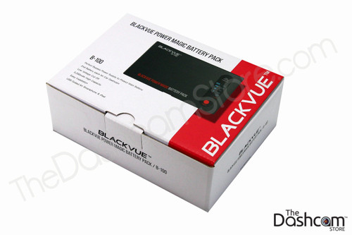 BlackVue B-100 Power Magic Backup Battery Pack for Dashcams and other accessories | Retail Packaging