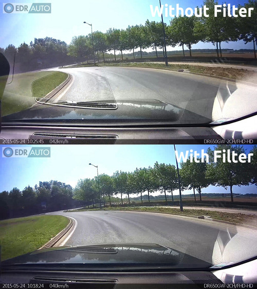 Moovika Polarizer filter clip compatibel BlackVue DR900S 2CH