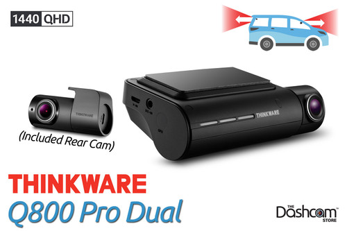 前後フルHDドラレコ Thinkware F800 PRO　256GB SD付 Thinkware Q800 Pro 2K Dash Cam For Front & Rear Recording