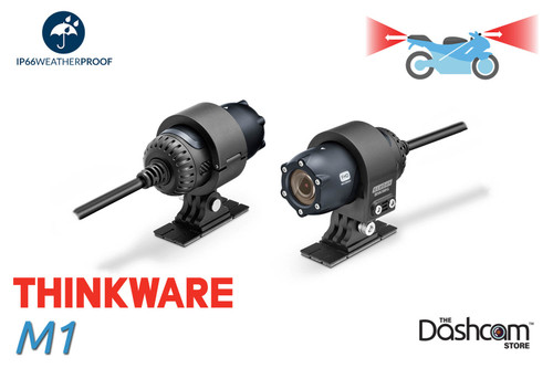 Thinkware M1 Waterproof Motorcycle/ATV/UTV/SXS 2-Channel Dash Cam | For Sale at The Dashcam Store