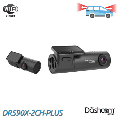 BlackVue DR590X-2CH-PLUS Dash Cam | For Front & Rear Video and Audio Recording