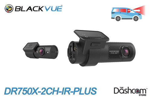 BlackVue DR750X-2CH-IR-PLUS Dual Lens Taxi/Rideshare Dash Cam | Brand New & For Sale at The Dashcam Store