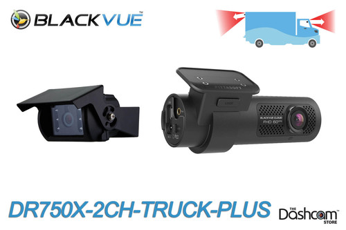 BlackVue DR750X-2CH-Truck-PLUS Cloud-Ready Dash Cam w/ Waterproof Exterior Rear Camera | Brand New For Sale