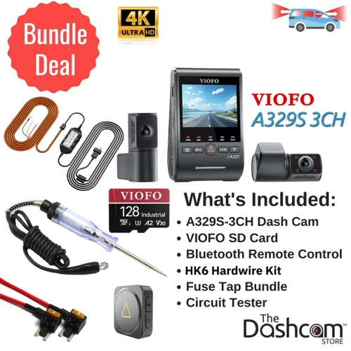 VIOFO A329S-3CH Bundle | For Sale Now At The Dashcam Store